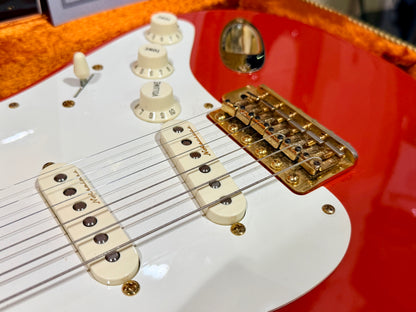 🌟2007🌟 Fender USA Custom Shop 1956 NOS Stratocaster Fiesta Red & Gold~ Maple!
