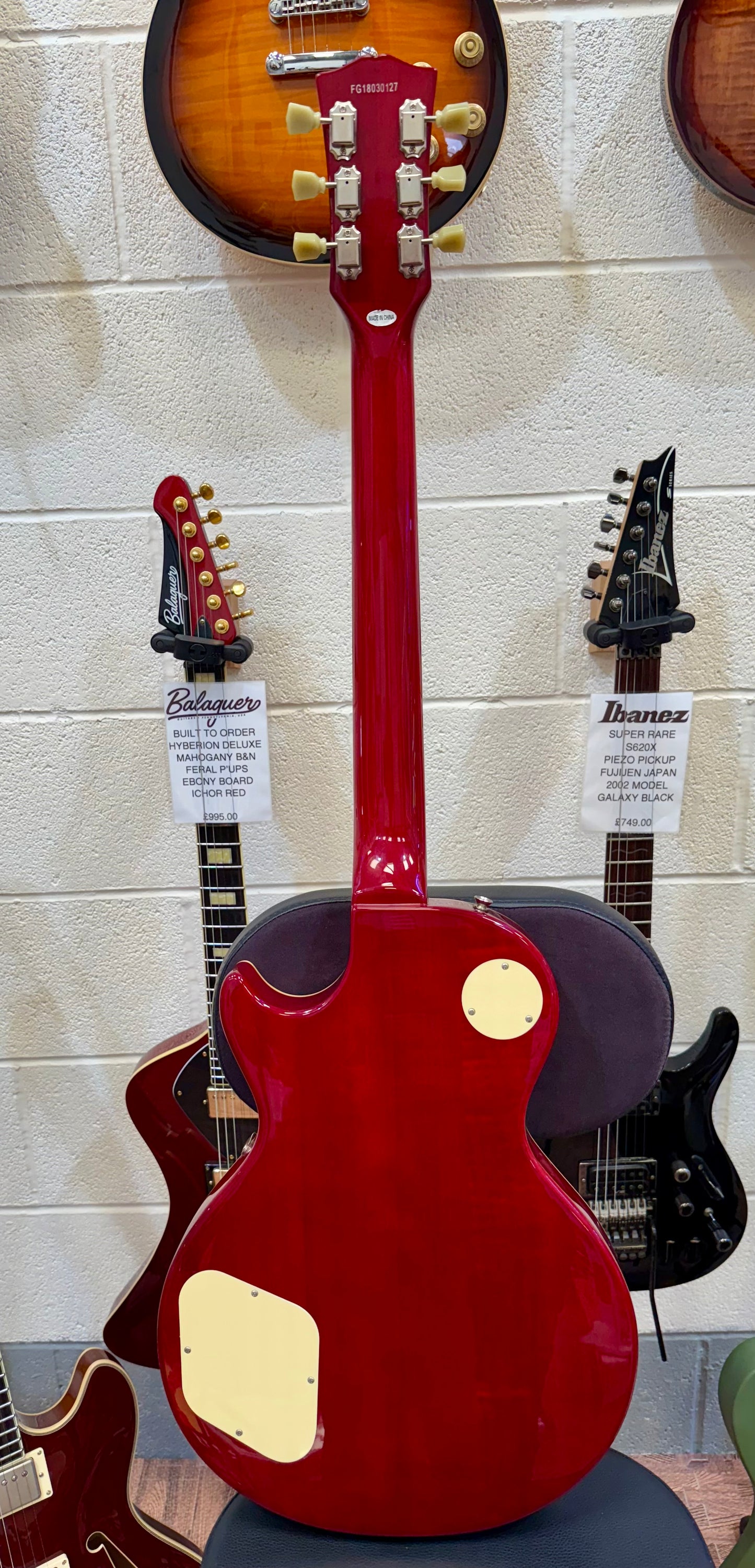 🌟2018🌟 Fernandes Burny Super Grade Les Paul Electric Guitar~ Cherry Sunburst!