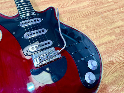 ⚡️2003⚡️ Burns London Brian May Signature Red Special~ Cherry Red Korean Made!