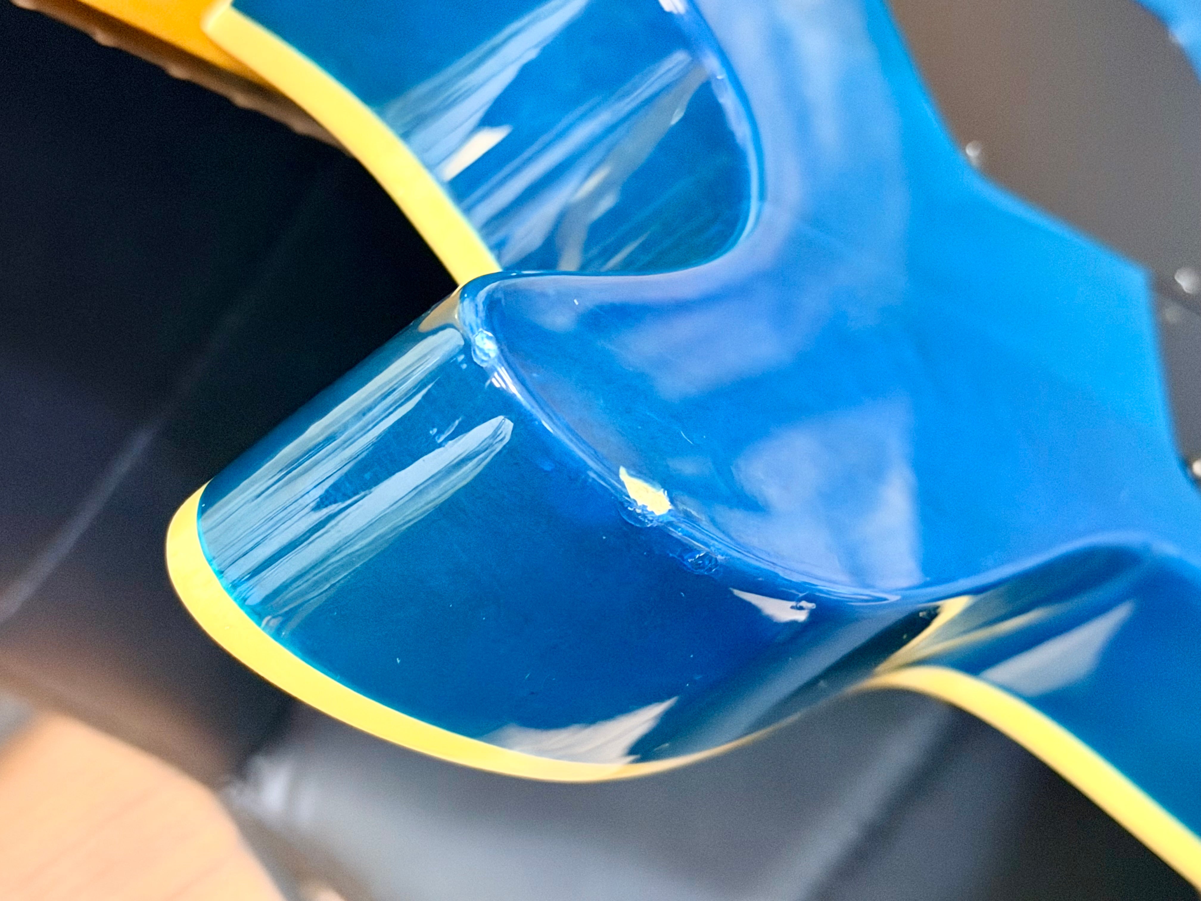 🔥2009🔥 Schecter Omen Extreme 6 FR~ Ocean Blue Burst~ Floyd Rose Model!