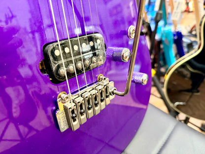 💜 B-STOCK 💜 Vintage V6M24 ReIssued Series Electric Guitar ~ Pasadena Purple!