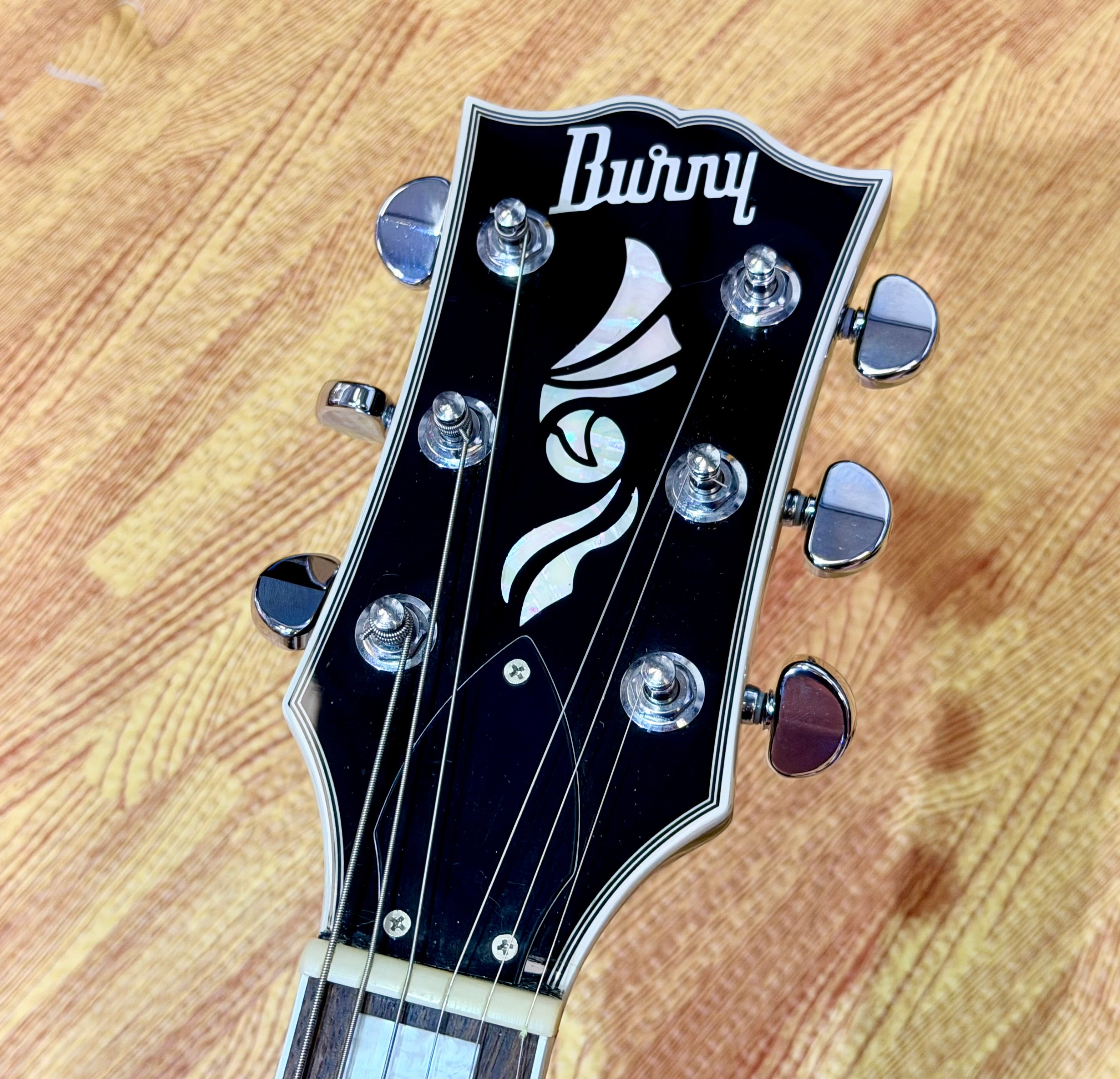 🔥2021🔥 Burny RLC-50JS Black John Sykes Les Paul Custom~ IronGear Pickups!