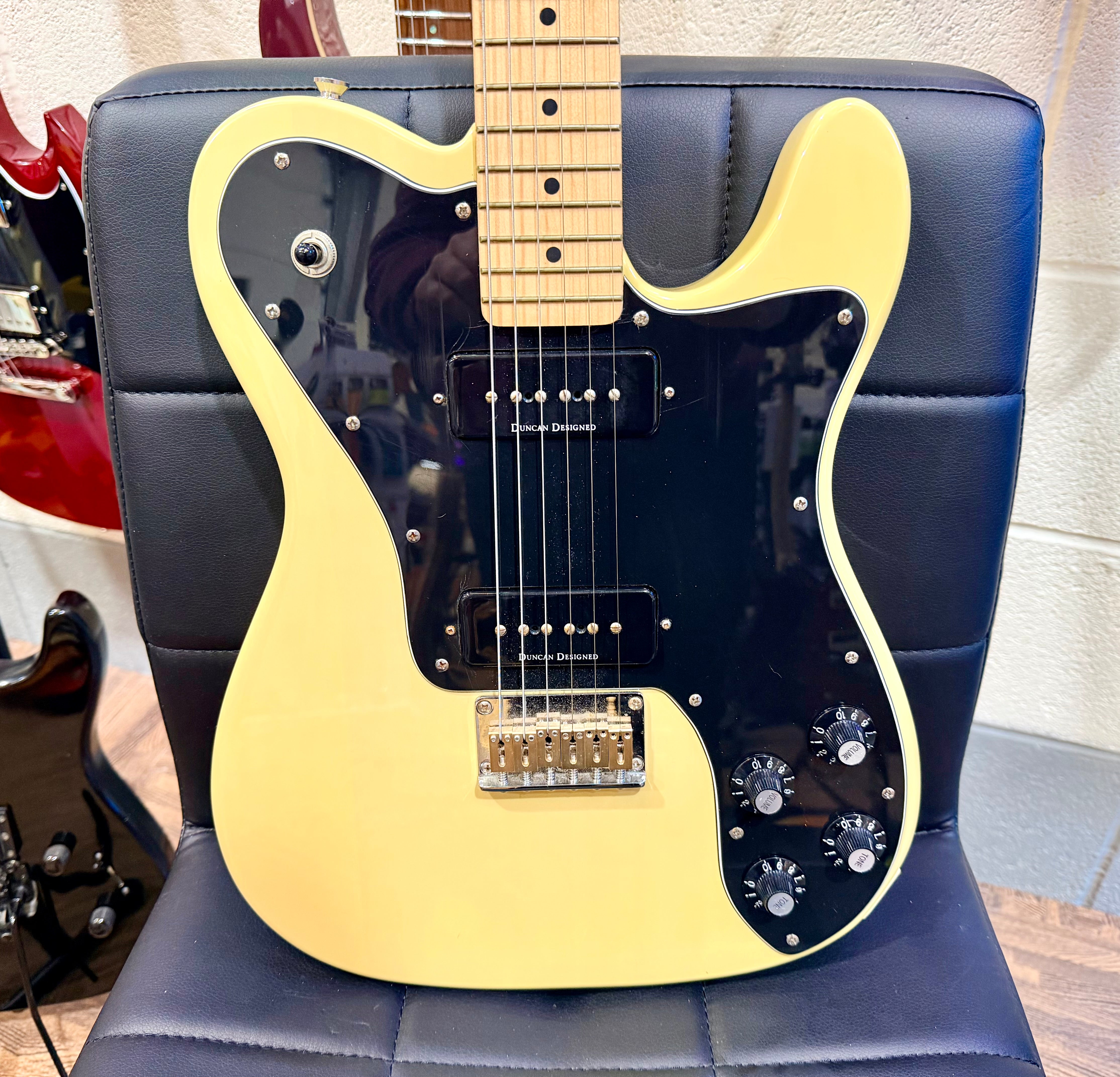 🌟2005🌟 Squier By Fender Custom II Vintage Modified Telecaster P90~ Blonde Tele