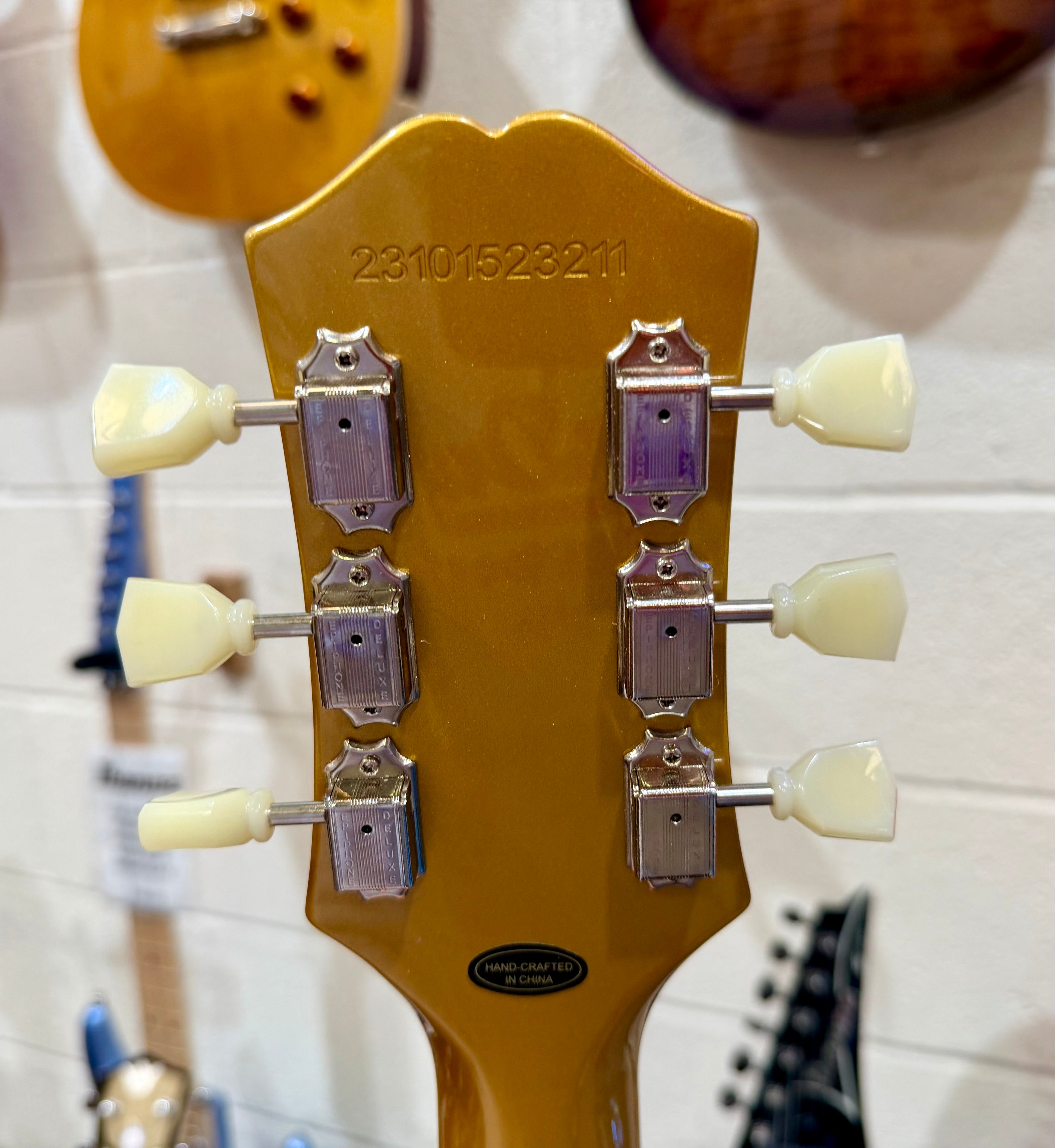 🌟2023 MINT🌟 Epiphone SG Traditional Pro~ UK Exclusive Metallic Gold~ Coil Tap!