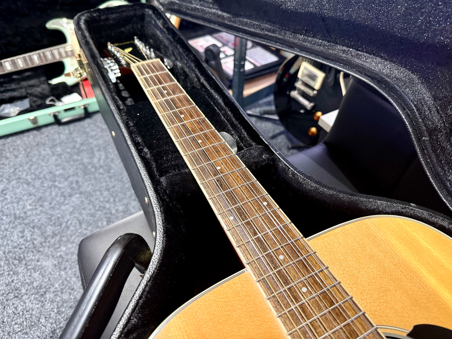 🌟MINT WITH HARD CASE🌟 Ibanez PF1512 Natural 12 String Acoustic Guitar!