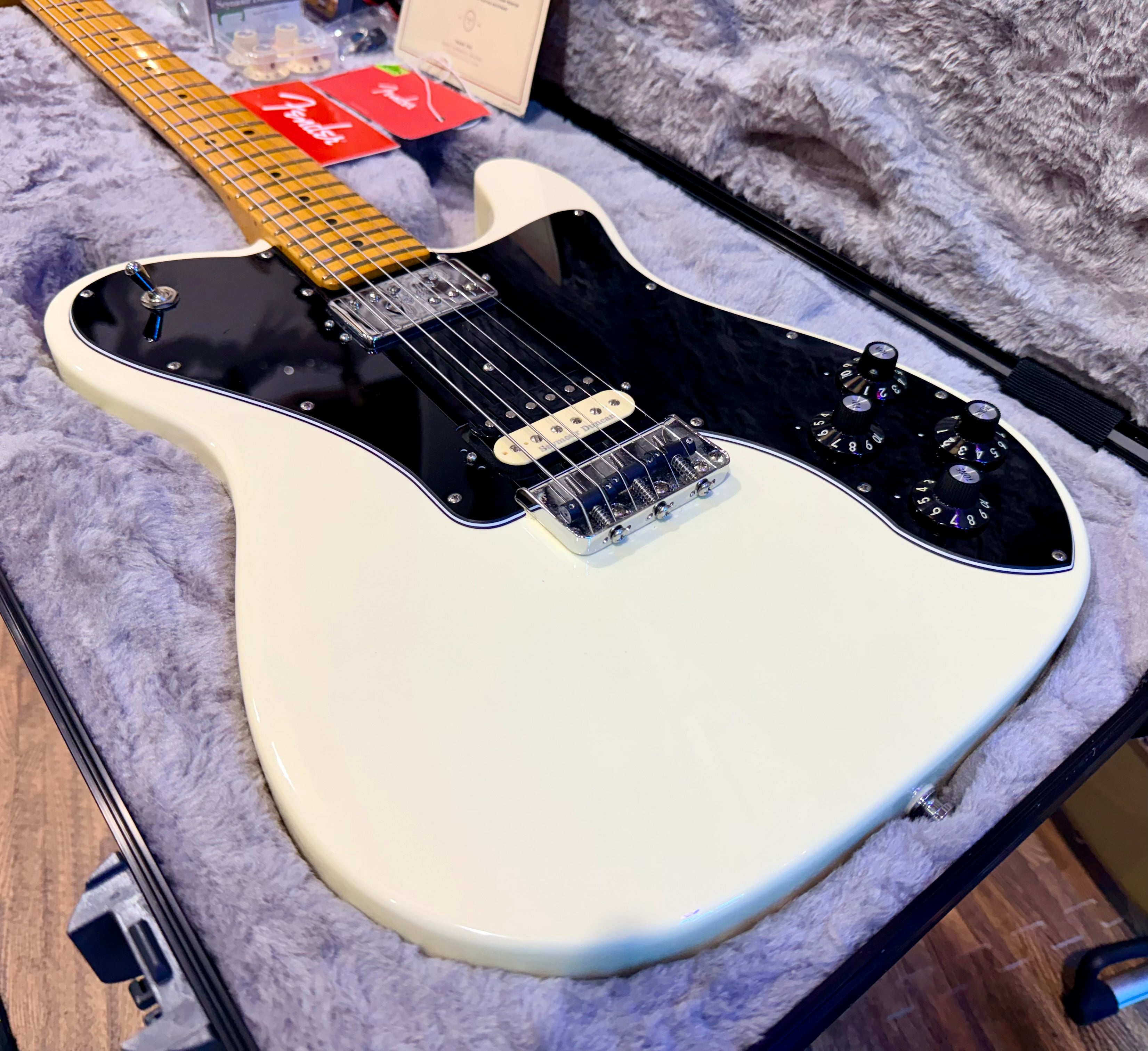 🔥UPGRADED🔥2021 Fender American Professional II Telecaster Deluxe~ Olympic White