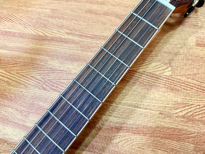 🔥NEW🔥 Ortega TourPlayer Deluxe RTPDLX-FMA Nylon Electro-Acoustic Guitar Blue!