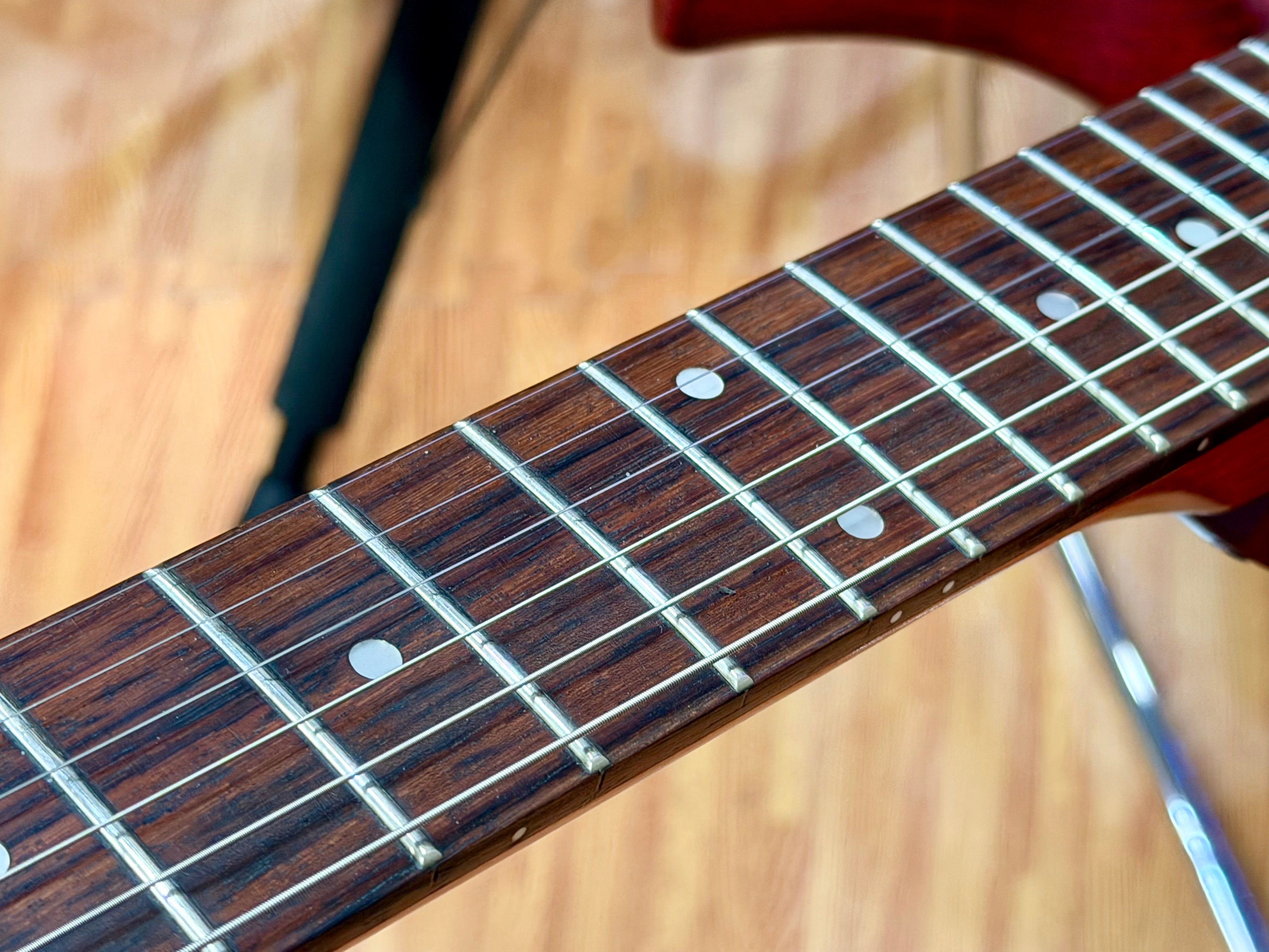 🔥1994🔥 Washburn N2 Nuno Bettencourt~ Korea Padauk Red + Gotoh + Bill Lawrence!