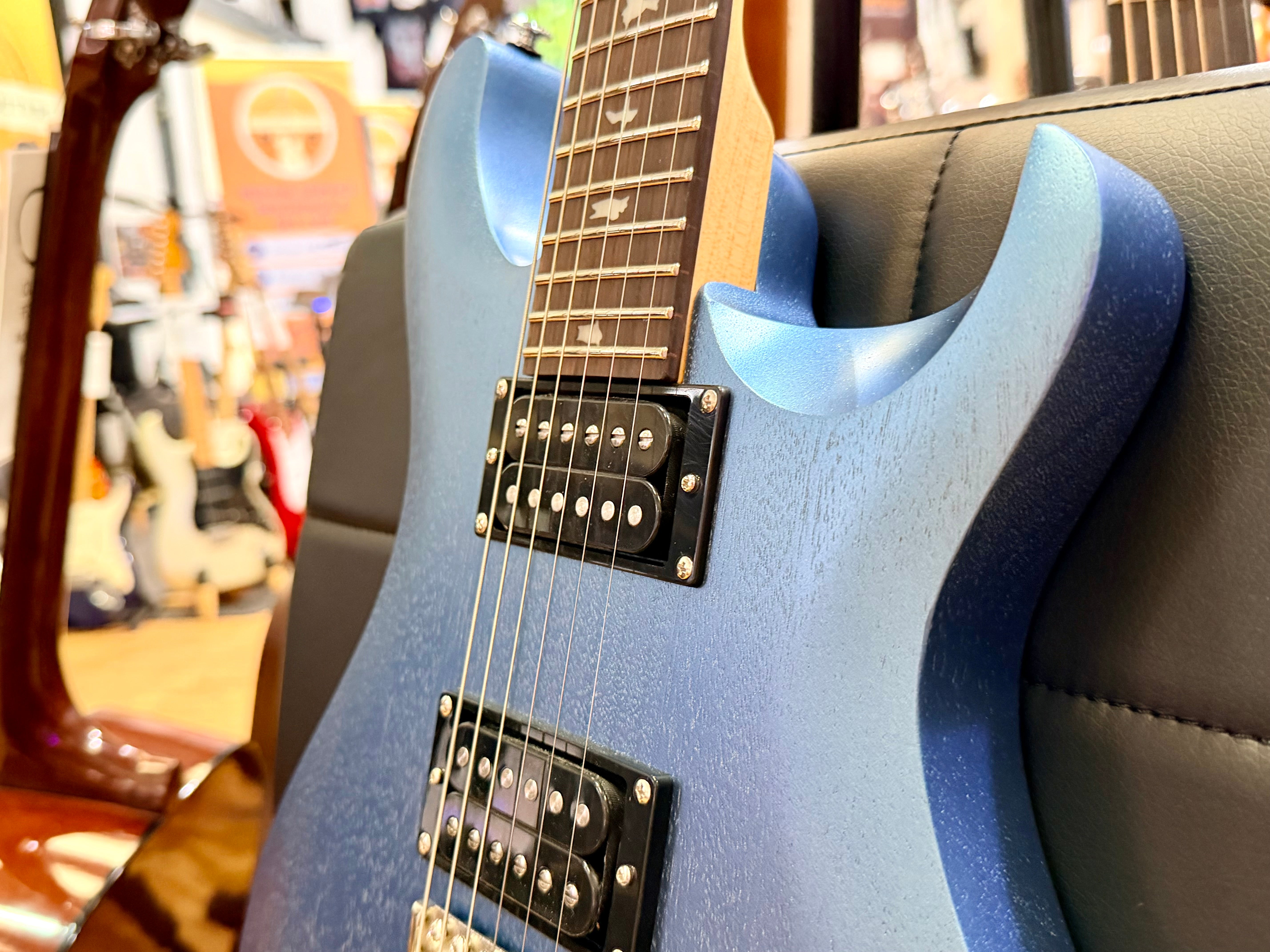 🔥EX-DEMO🔥 PRS SE CE24 Standard Satin Ice Blue Metallic + PRS Gig Bag!