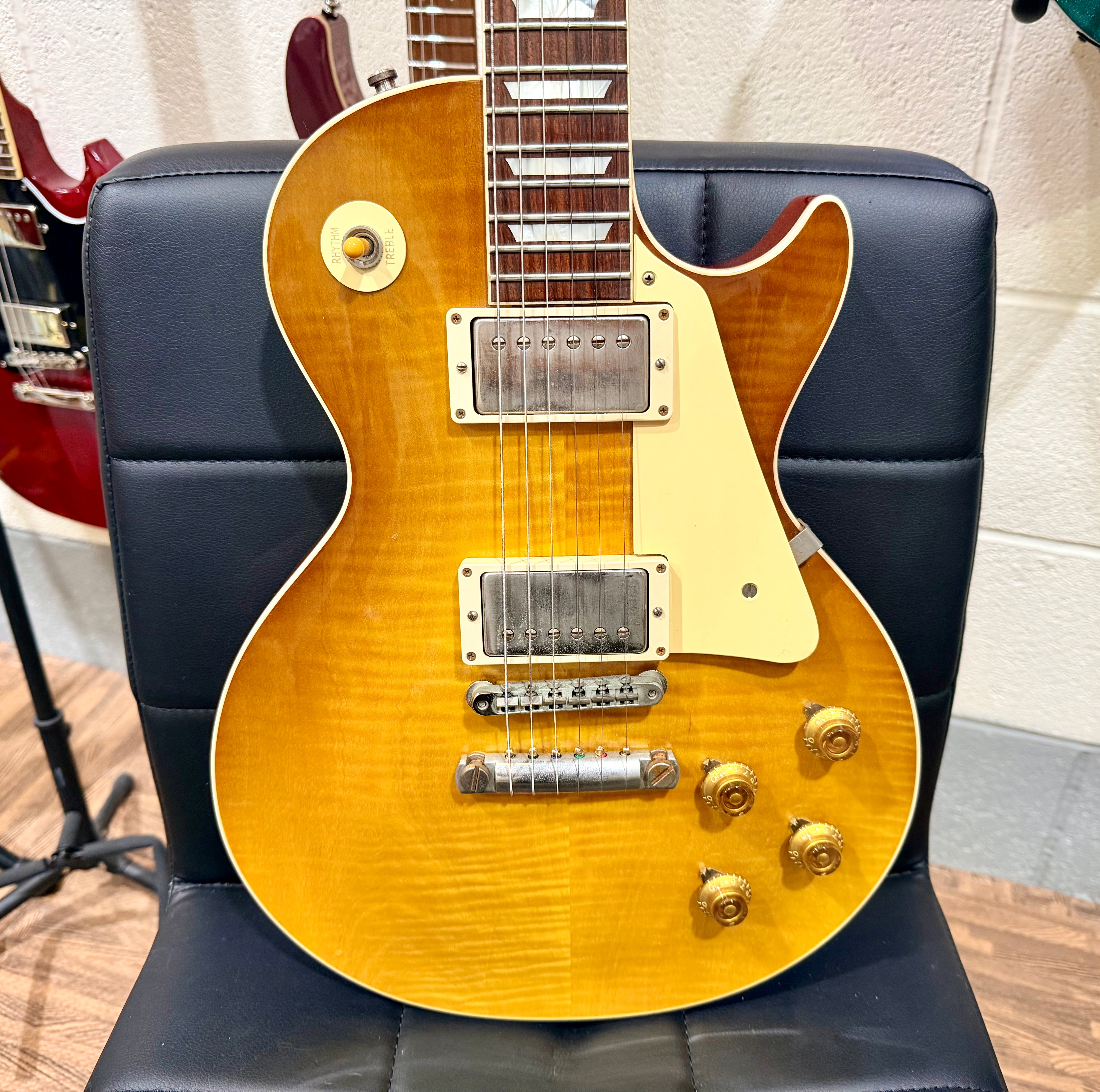 🔥2018🔥 Gibson 1959 Les Paul Custom Shop R9 VOS~ Historic Reissue~ Honey Burst!