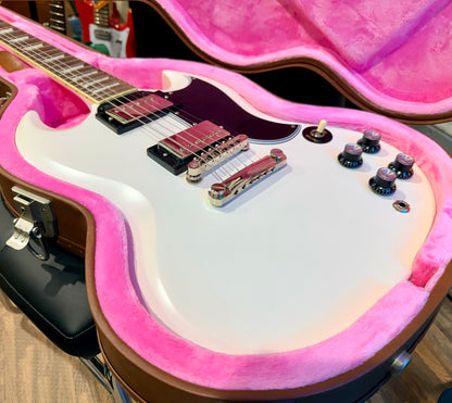 🌟2022🌟 Epiphone 1961 Les Paul SG Standard~ Aged Classic White~ ‘61 + Hard Case