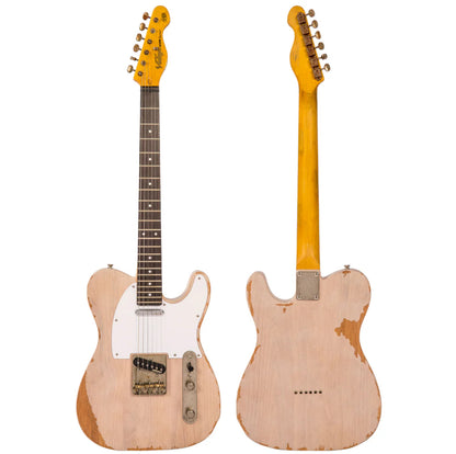 Vintage V62 ICON Telecaster Electric Guitar ~ Distressed Ash Blonde