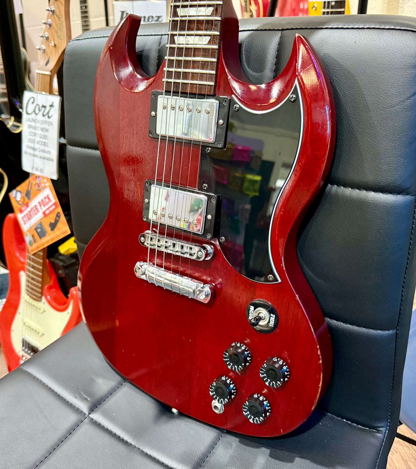 🌟2013🌟 Gibson SG '60s Tribute USA~ Worn Cherry~ Burstbucker Pickups!