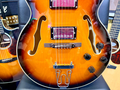 ☀️NEW☀️ Eko Tribute Jazz Semi-Acoustic Hollow Body Guitar Sunburst~ ‘ES-175’