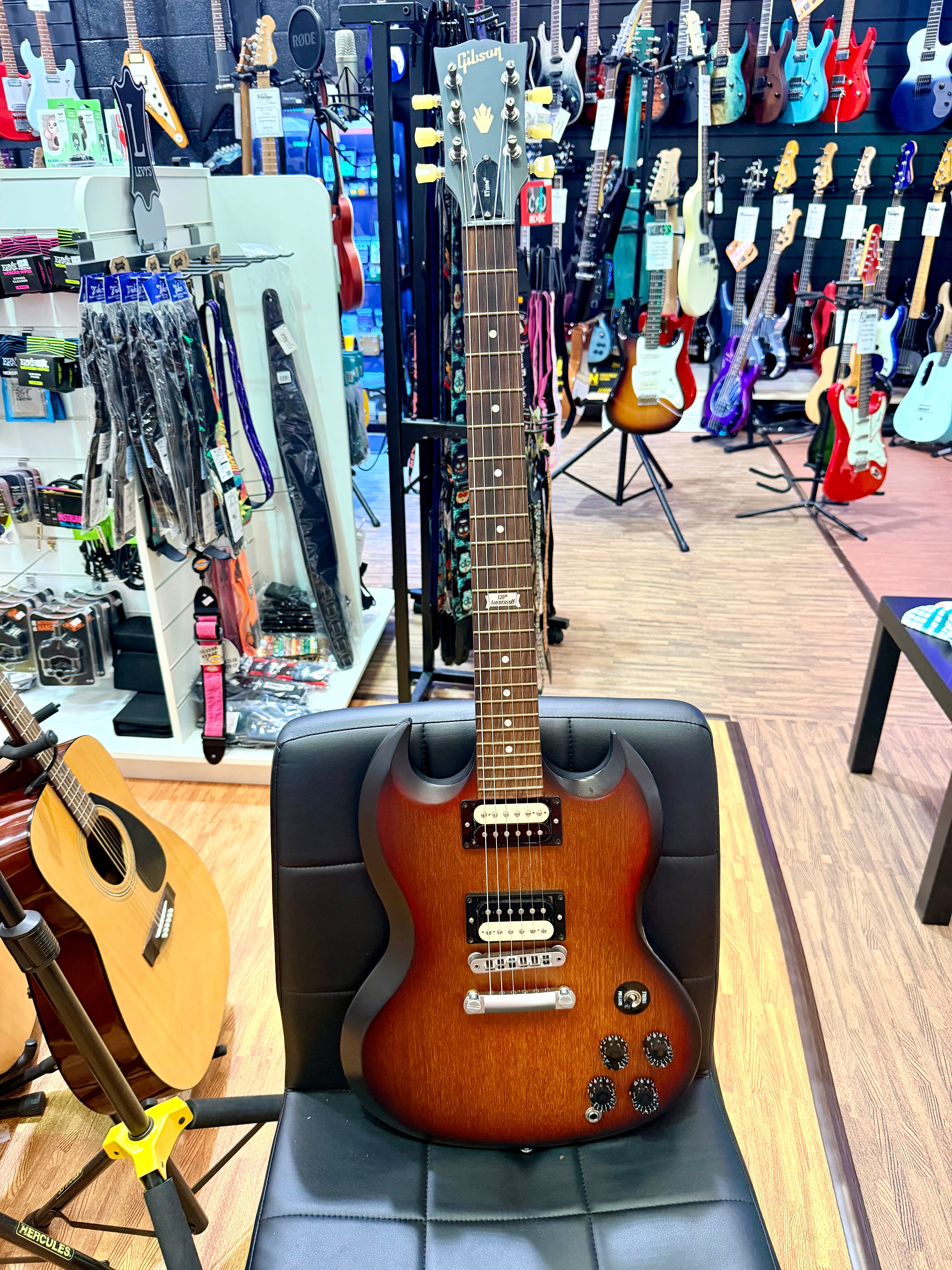 🔥2014🔥 Gibson SGM 120th Anniversary Edition ‘SGJ’ Fireburst Satin~ Min-ETune!
