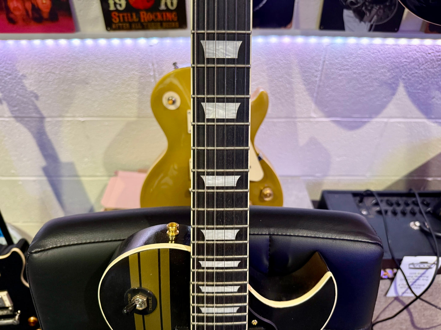 🔥CUSTOM BUILD🔥 James Hetfield Iron Cross Guitar~ Genuine EMG Het set~ESP Style