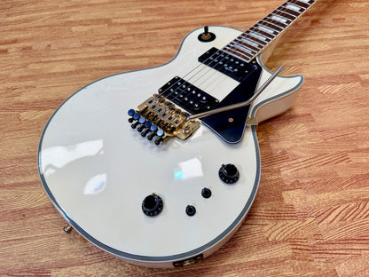 🔥2007🔥 Burny RLC-85S Custom~ Sustainer + Floyd Rose~ Snow White Les Paul!