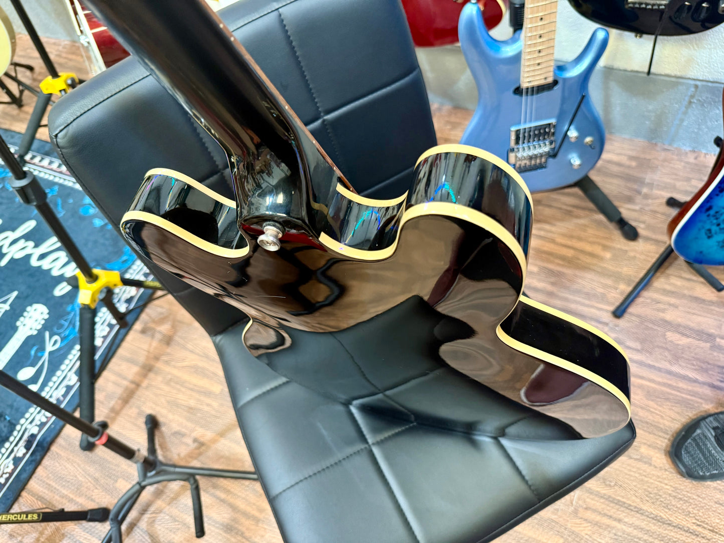 🌟2010🌟 Epiphone ES-335 Dot EB~ Ebony Black Hollow-Body!