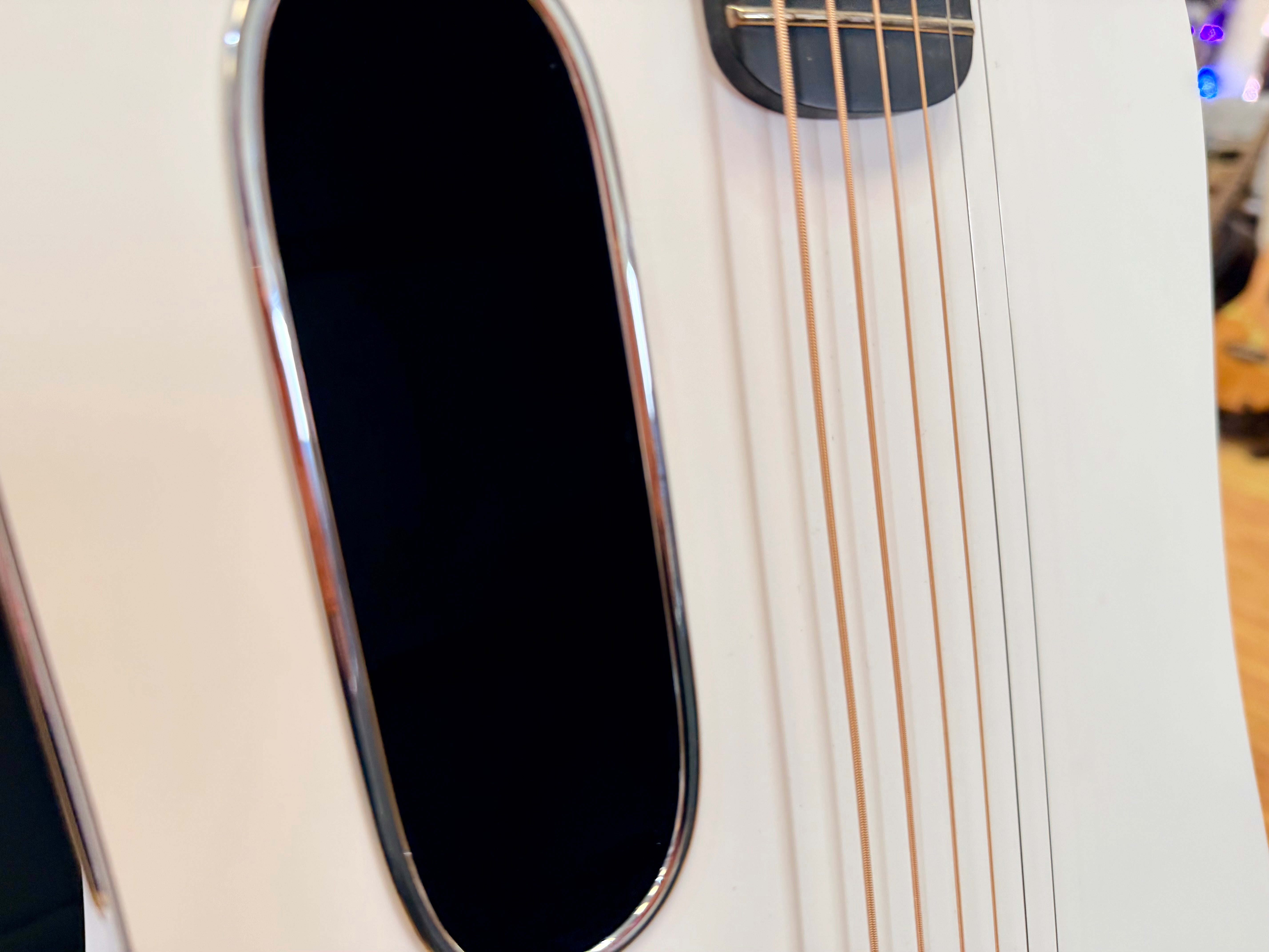 🔥EX-DEMO🔥 LAVA Music ME Play 36” Smart Electro Acoustic Guitar~ Frost White!