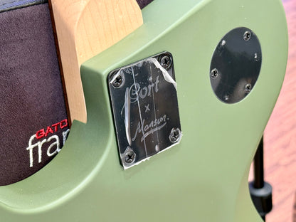 🔥2025 NEW RELEASE🔥 Manson Meta Series Matt Bellamy MBM-2H~ Satin Olive Green!