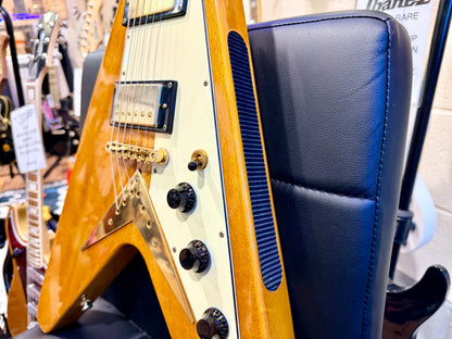 🔥2003 RARE🔥 Epiphone Korina Flying V ’58 Reissue~ Unsung Korea + Flight Case!