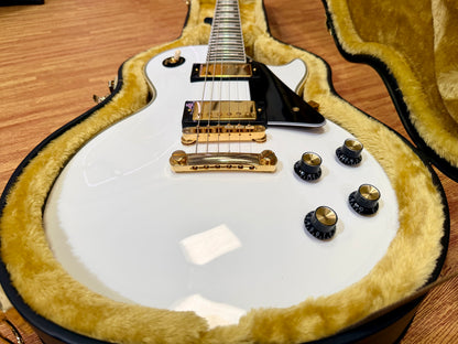 🔥2024🔥 Epiphone Inspired By Gibson Custom Les Paul~ Alpine White~ USA Pickups!