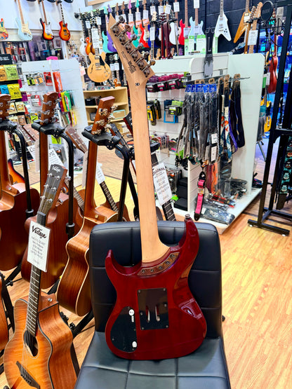 🔥RARE🔥 Washburn Parallaxe PXS10FRQTR Floyd Rose~ Seymour Duncan~ 2014~ Red