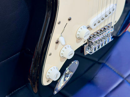 🔥LEFTY🔥 Fender Mexican Standard Stratocaster Left Handed~ Black~ 2008 Strat!