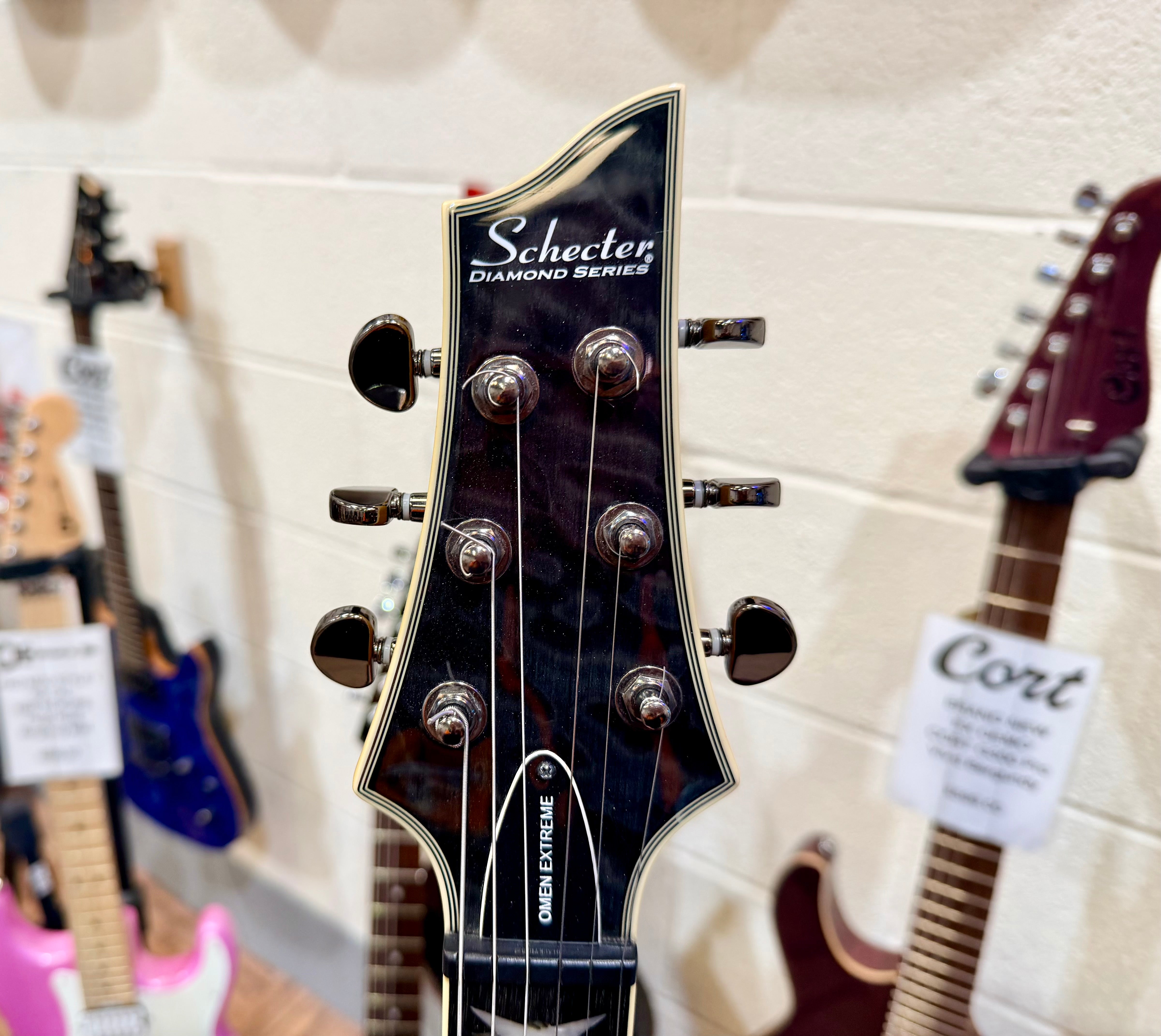 🔥MINT🔥 Schecter Omen Extreme 6 Electric Guitar~ See Thru Black~ Diamond~ 2020!