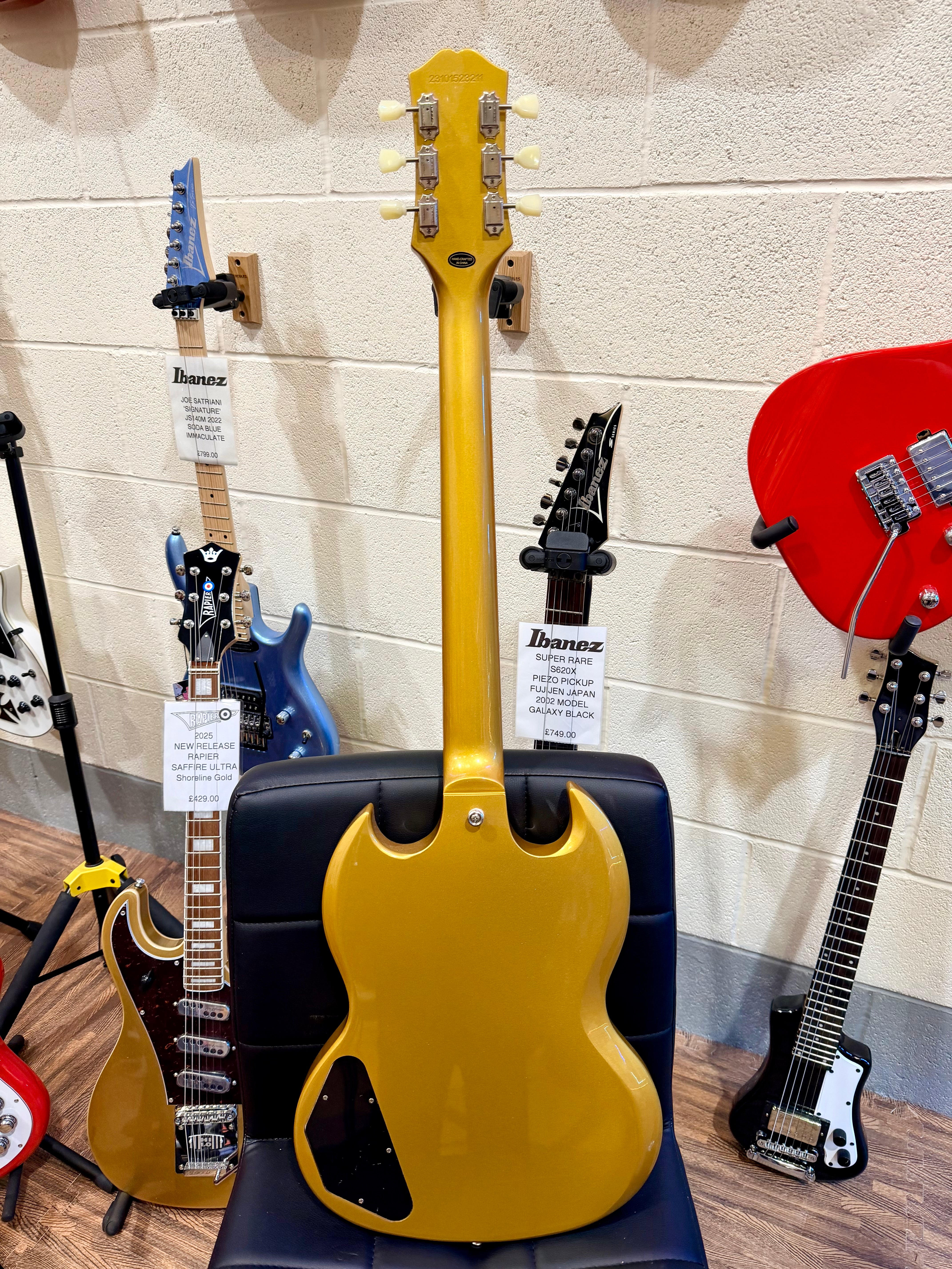 🌟2023 MINT🌟 Epiphone SG Traditional Pro~ UK Exclusive Metallic Gold~ Coil Tap!