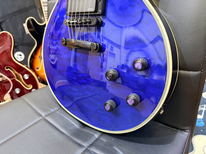 🔥2019🔥 Epiphone Les Paul Prophecy Custom Plus EX~ Midnight Sapphire~ EMG P’Ups