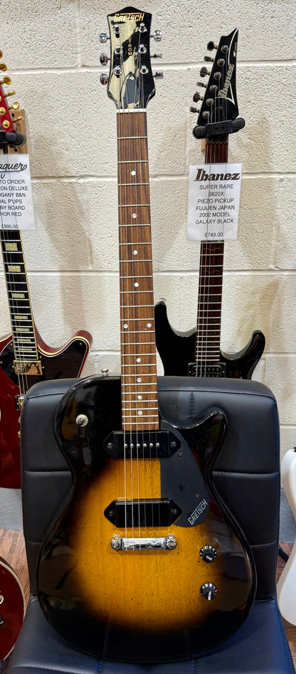 🎸 Gretsch Electromatic G5220 Junior Jet~Tobacco Sunburst~Seymour Duncan P’up 🎸