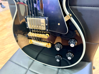 🔥2018🔥 Edwards E-LP-105CD Les Paul Custom Ebony~ Made In Japan ‘ESP’ MIJ + Bag