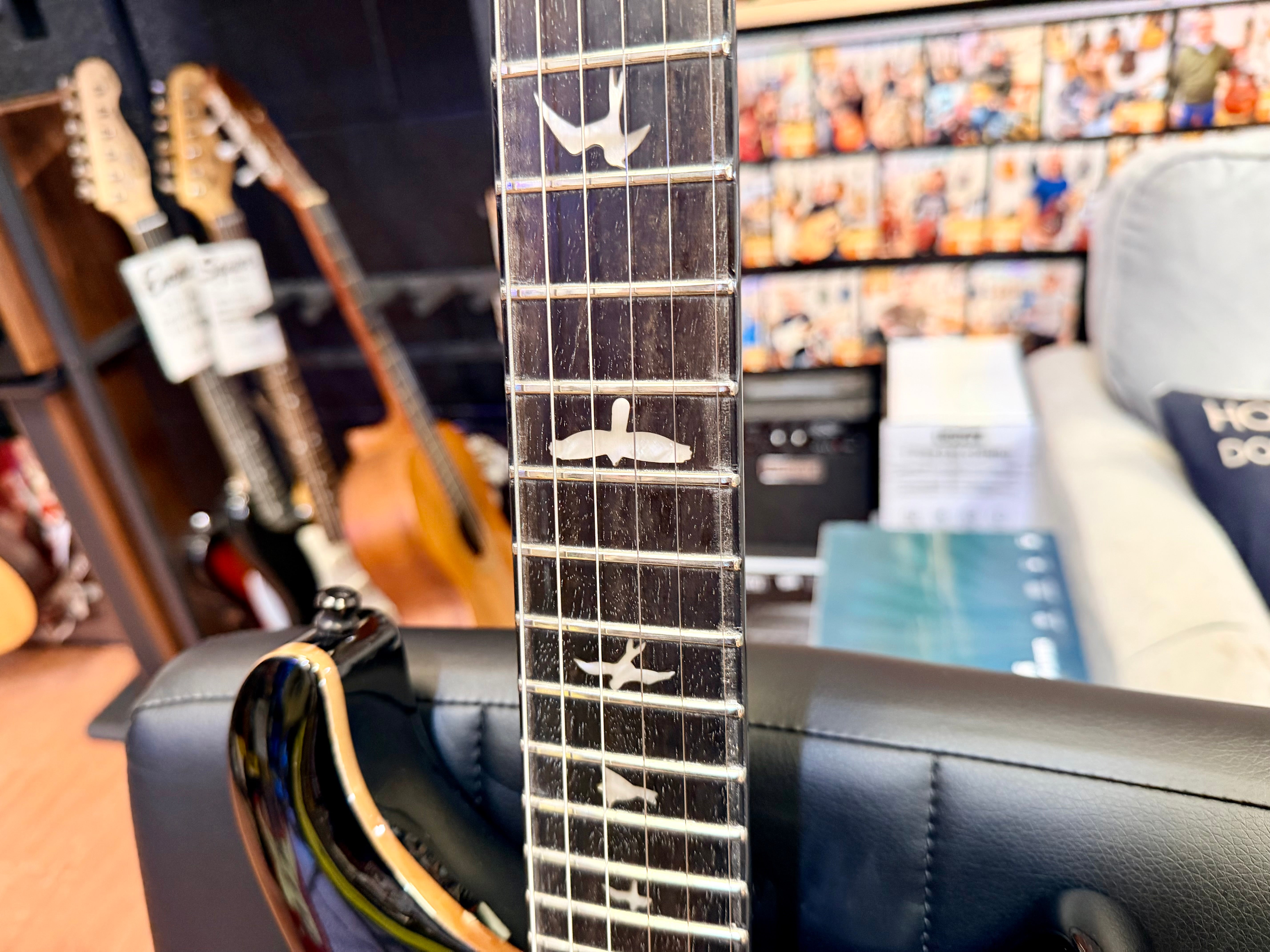 🔥2022🔥 PRS SE Custom 24 Floyd Rose~ Charcoal Burst~ Gig Bag~ Mint Condition!
