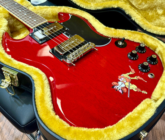 🔥MINT 2022🔥 Epiphone Tony Iommi SG Special P90 ‘Monkey’ Signature + Hard Case!