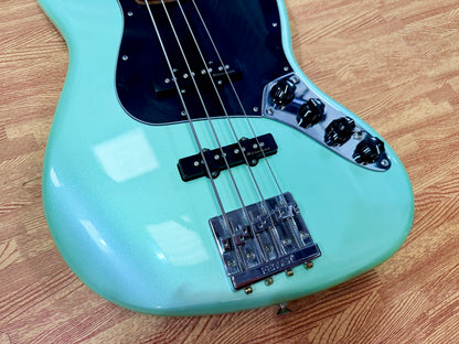 2020 Fender Deluxe Active Jazz Bass~ Surf Pearl~ Pau Ferro~ Noiseless Pickups