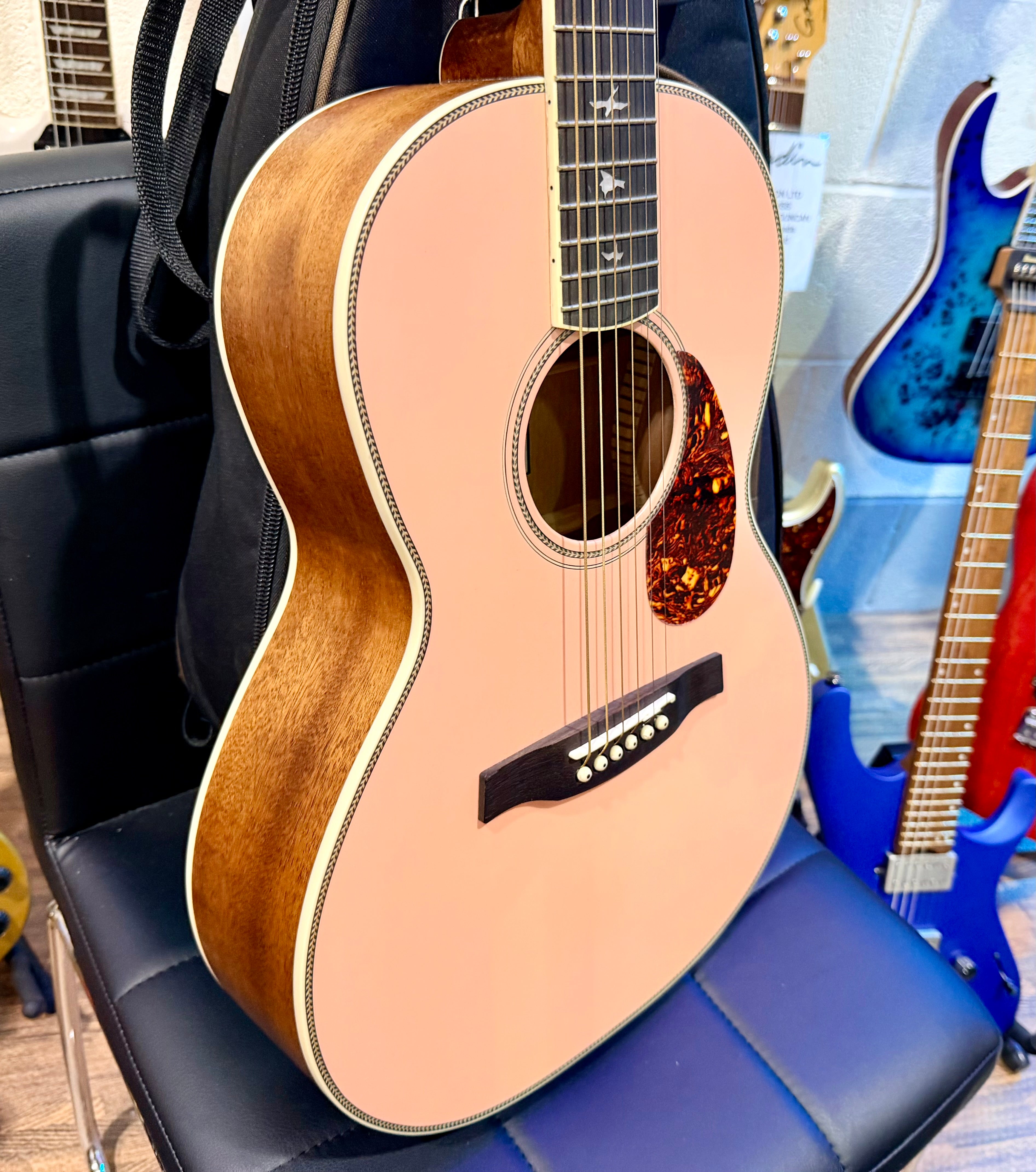 🌟LTD EDITION🌟 PRS SE Tonare Parlour P20E Electro-Acoustic Guitar~Lotus Pink + Gig Bag