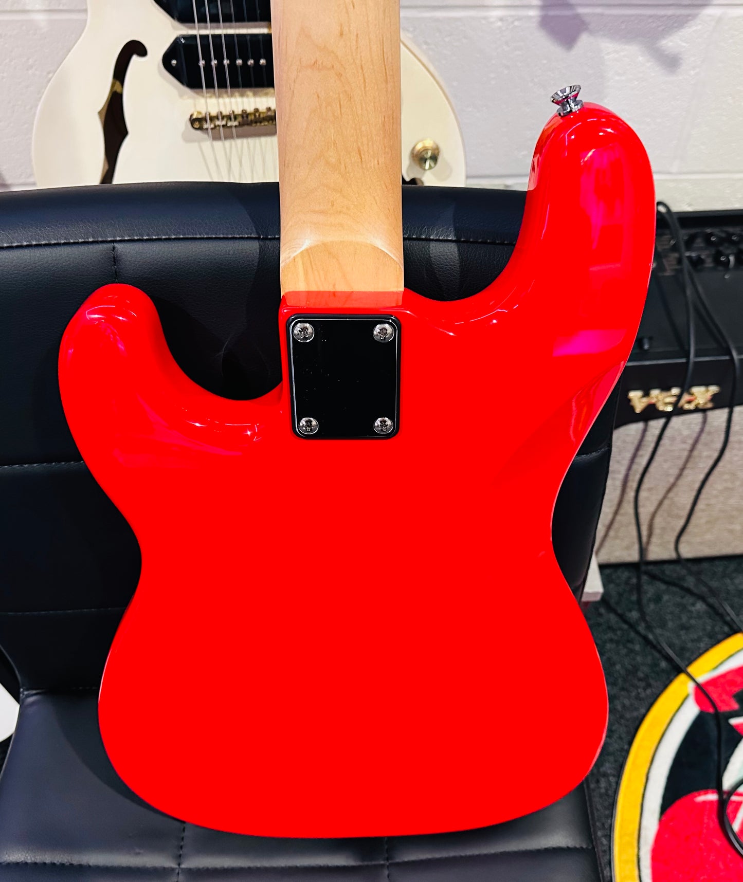 🎸NEW🎸 Johnny Brook P Bass Guitar~ Electric Precision Style~ Gloss Red!