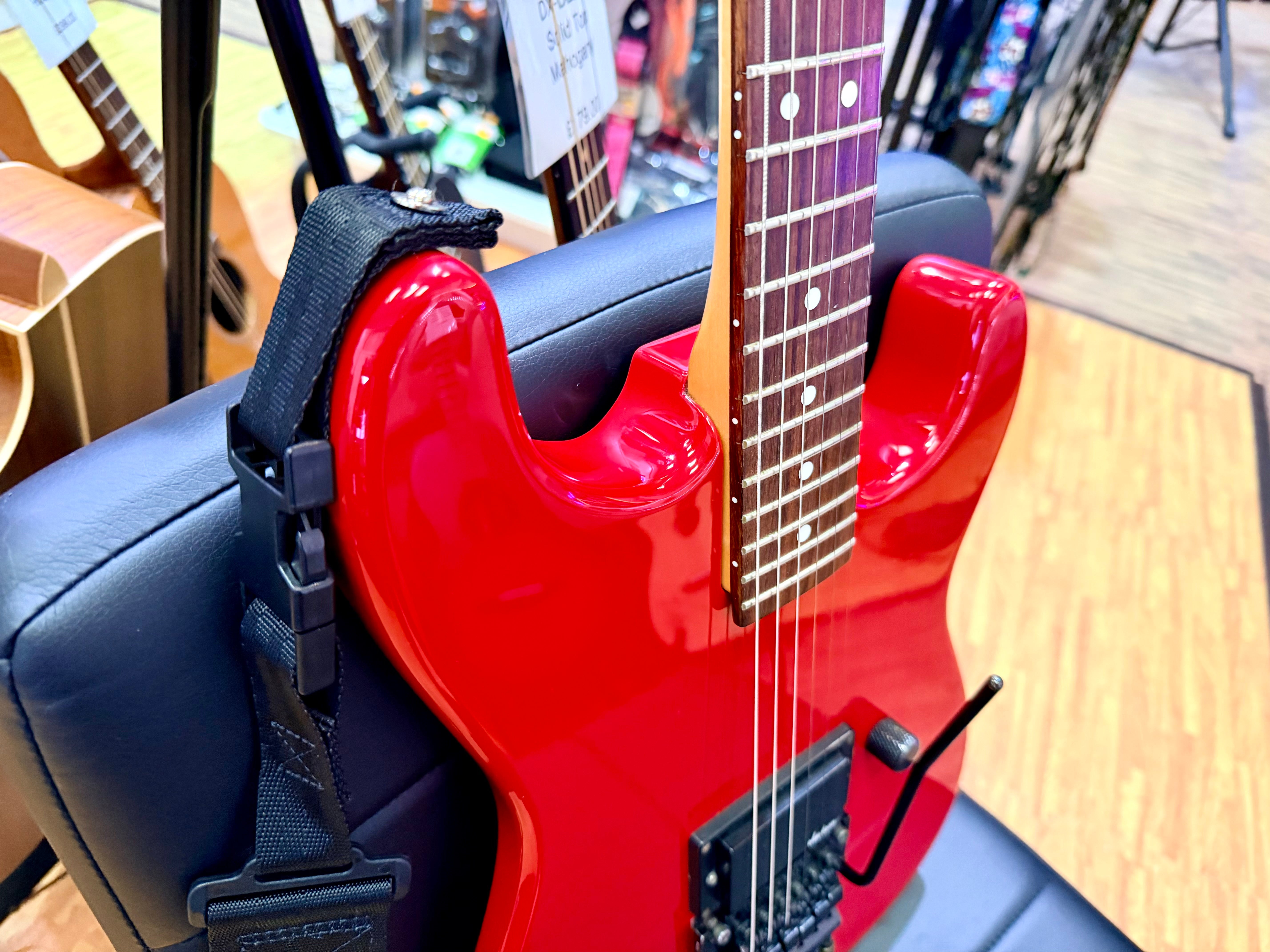 🔥RARE🔥 1987 Charvel Model 2 Red~ MIJ 80s Made In Japan~ JT6 Floyd Rose/Jackson