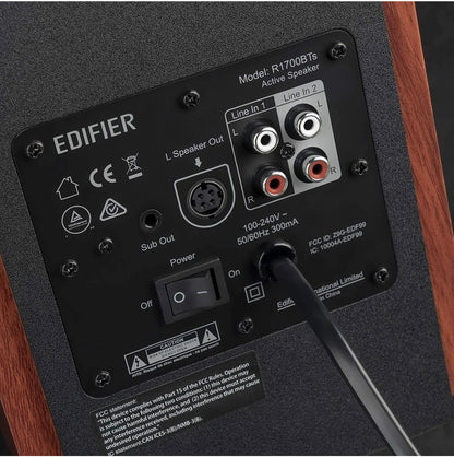 Edifier R1700BTs Bluetooth Active TV/MAC/PC Speakers with Subwoofer Line Out