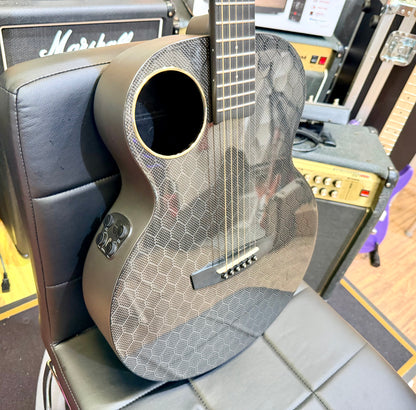 🔥MINT🔥 Enya X4 Pro Mini/EQ Carbon Fibre Electro-Acoustic Smart Guitar + Case!