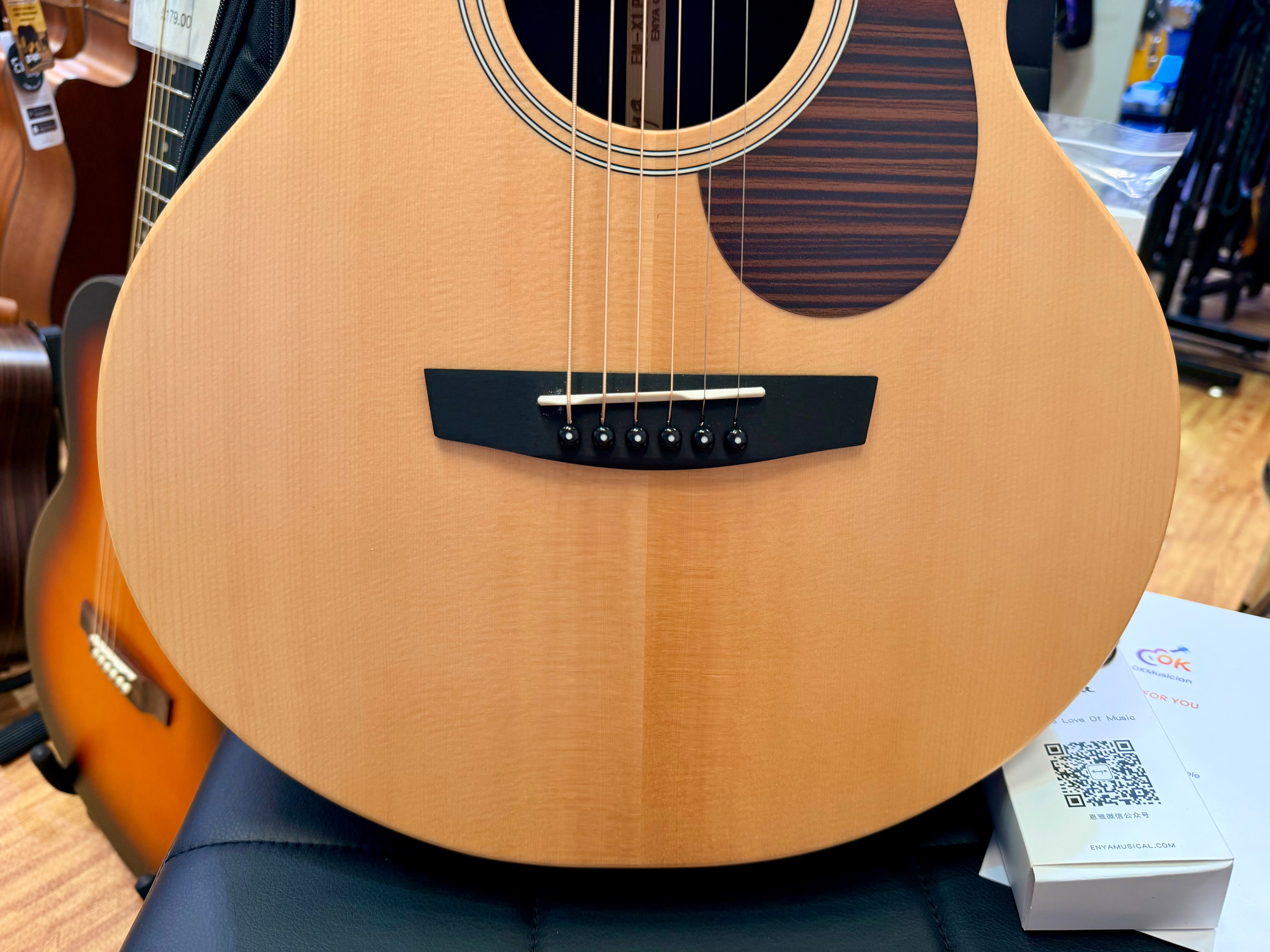 🔥2026 NEW🔥 Enya EM-X1 SP1 Pro Max 36” Electro Acoustic Mini Jumbo Smart Guitar