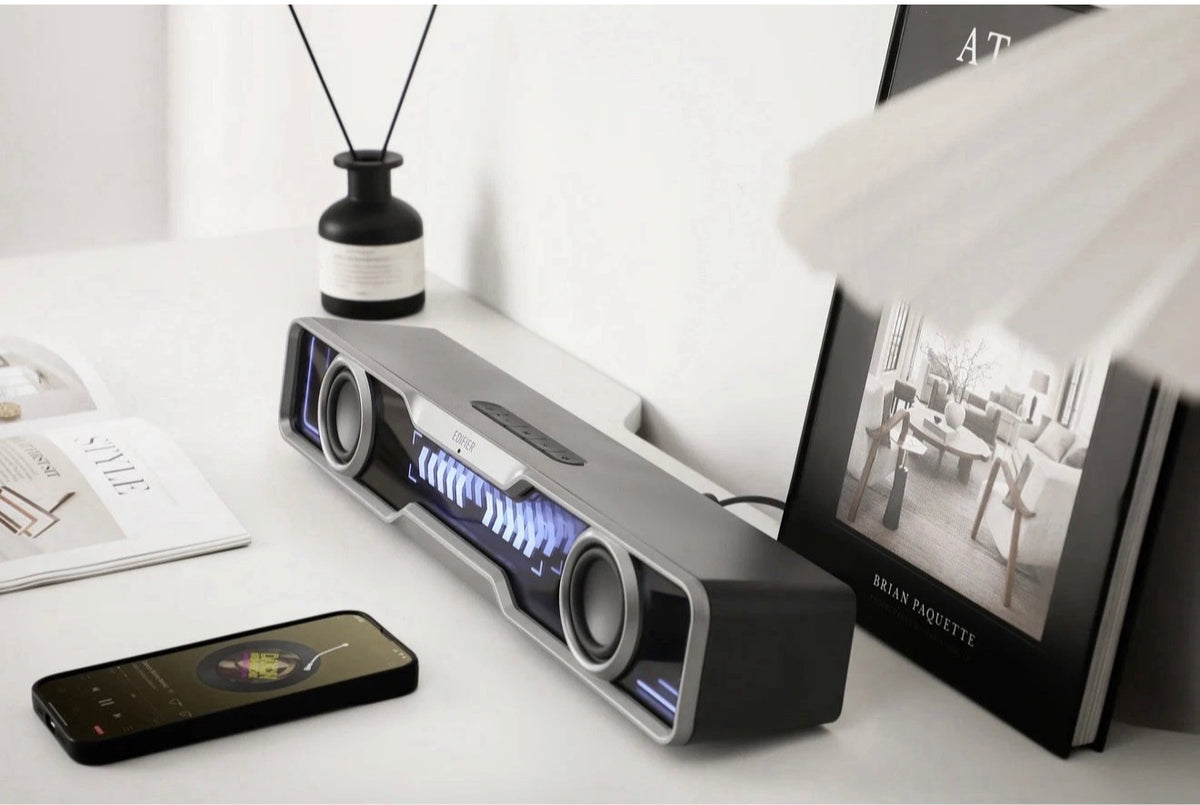 Edifier QS30 USB / Bluetooth RGB Gaming Soundbar Speaker - Black