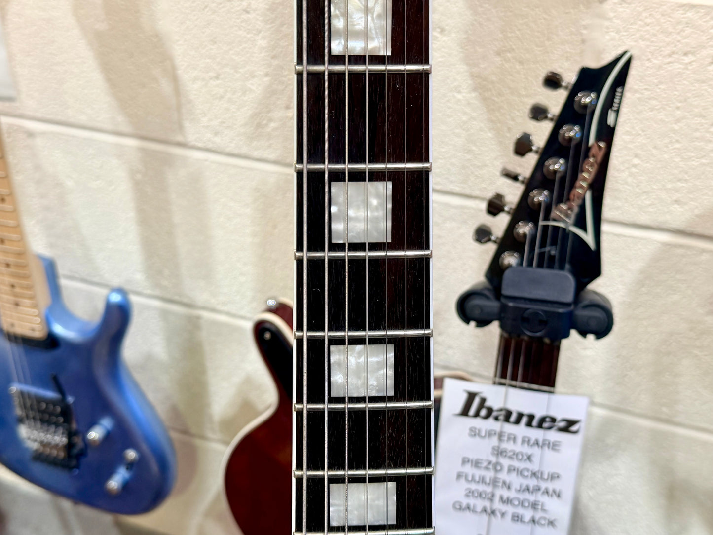 🔥2021🔥 Dean Exile Select 7-String Burl Poplar~ Satin Turquoise Burst~ Rare!