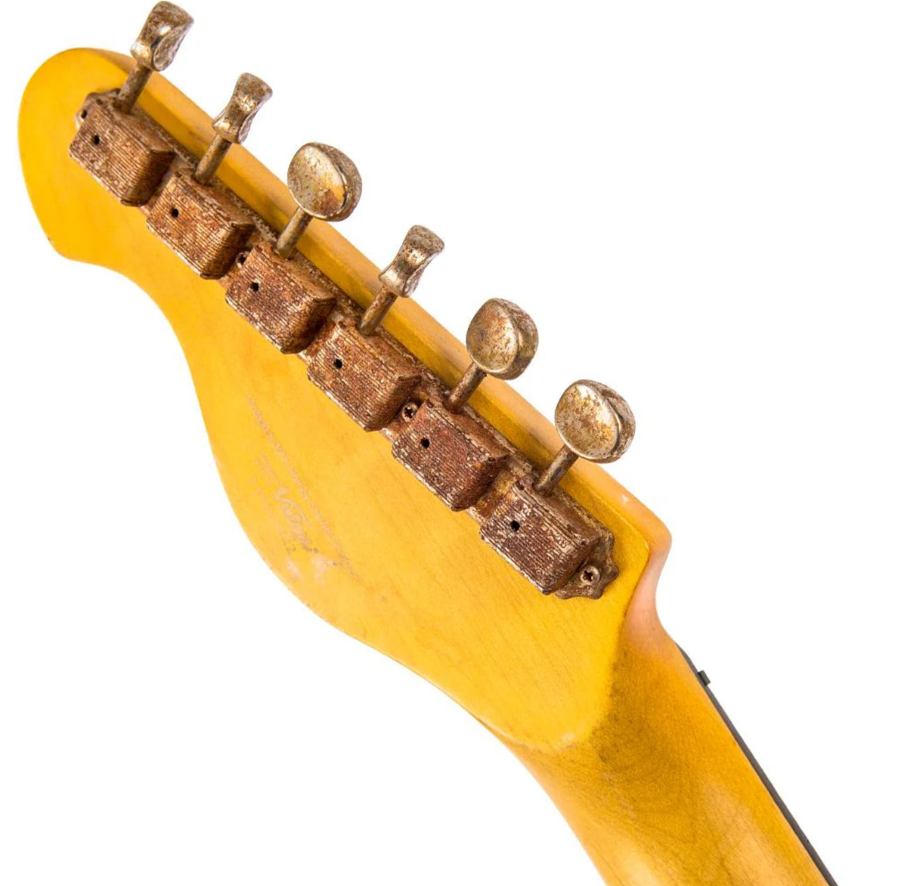 Vintage V62 ICON Telecaster Electric Guitar ~ Distressed Black