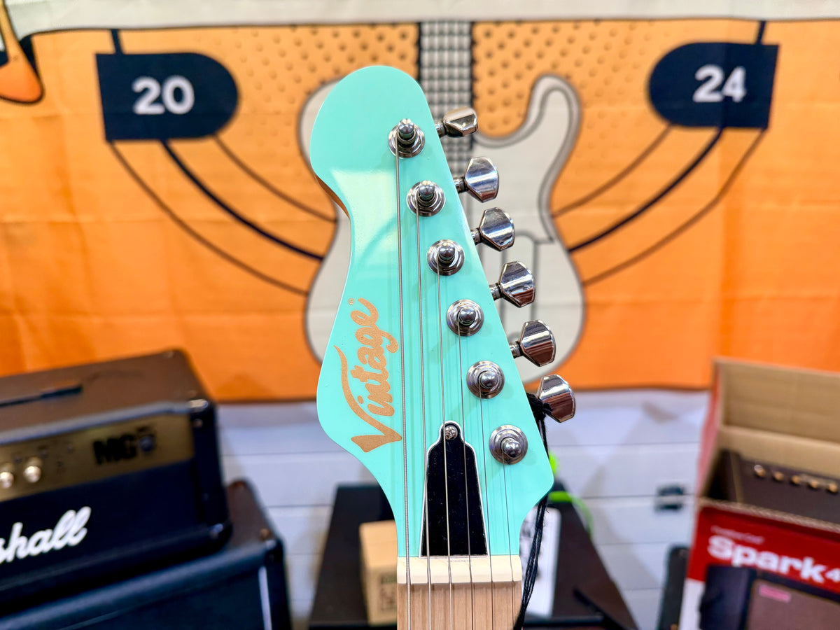 💚NEW💚 Vintage V6M24 ReIssued Series Electric Guitar~ Ventura Green~ LAST ONE