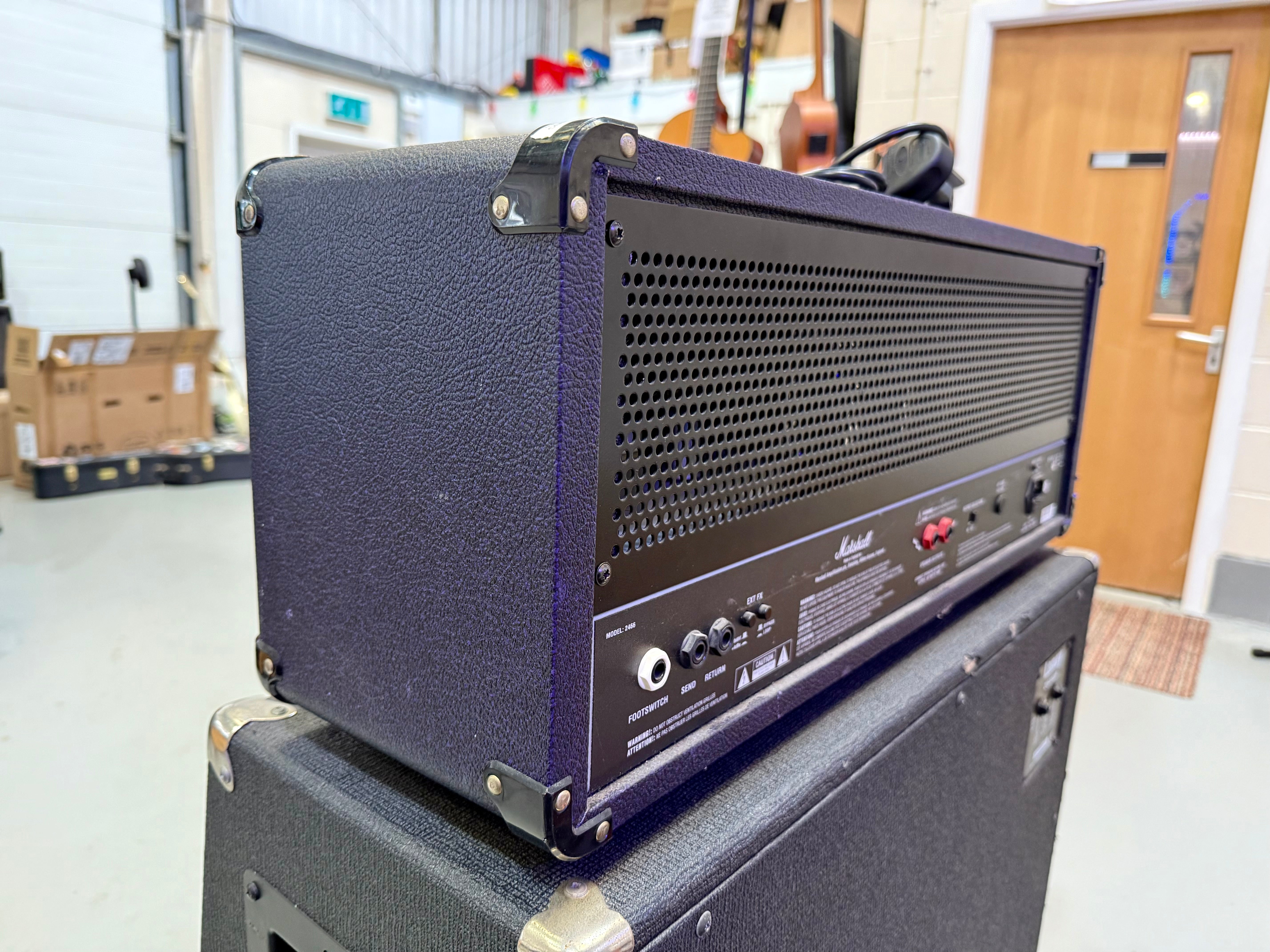🔥RARE PURPLE🔥 Marshall Vintage Modern 2466 100W Amp Head~Laney 4x12 Celestion