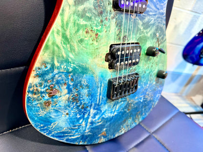 🔥MULTICOLOUR SATIN🔥 Eart Explorer 1 Electric Guitar~ PRS Pickups~ 2023 Model!