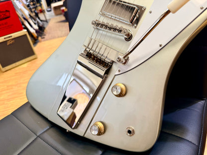 ✨2024✨ Epiphone Inspired By Gibson Custom 1963 Firebird I Silver Mist~ Maestro