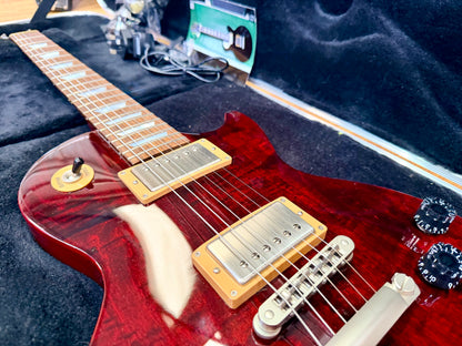 ✨2015✨ Gibson Les Paul Studio~ Wine Red Figured Top~ 100th Anniversary + Case!